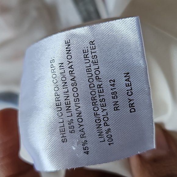 Gal Meets Glam linen striped strappy sundress size 8 - Picture 15 of 15